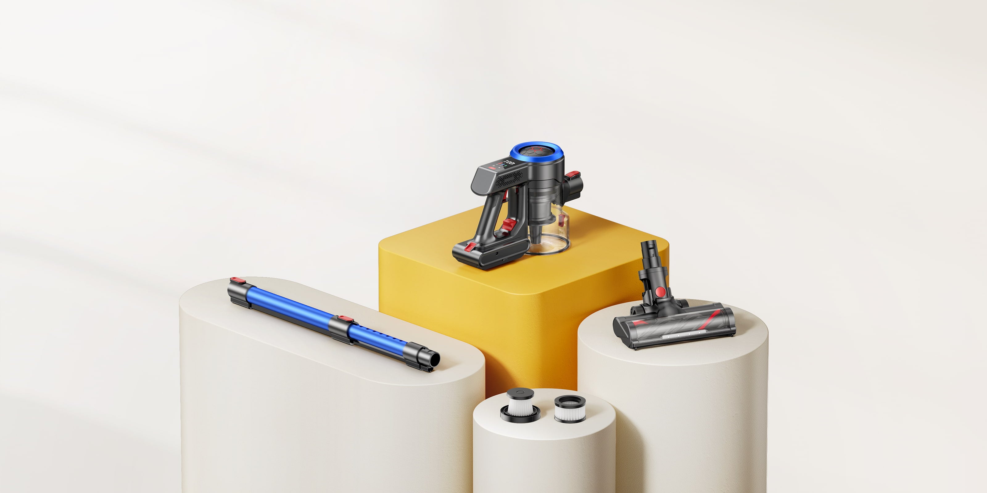 The Buture smart cordless vacuum intelligently detects dirt, dust, and debris across various floor types, including carpets and hard floors. With its crevice tool, it easily reaches tight spaces, while the handheld vacuum function provides versatile cleaning. The anti-hair wrap technology ensures that pet hair and long hair are removed without tangling, offering a faster, easier cleaning experience.