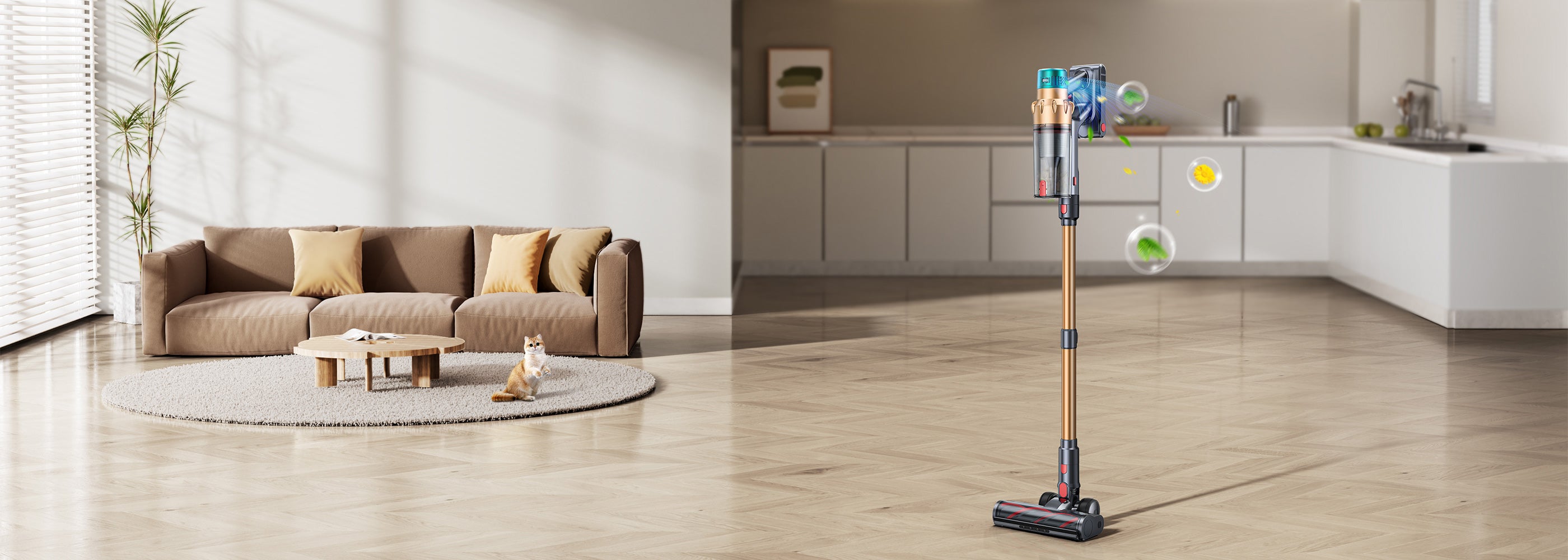 Experience the Buture VAC01, a powerful 550W cordless vacuum with 45KPA suction and 60 minutes runtime. Wall-mountable for convenience. Shop now with fast & free shipping and a 3-year warranty.