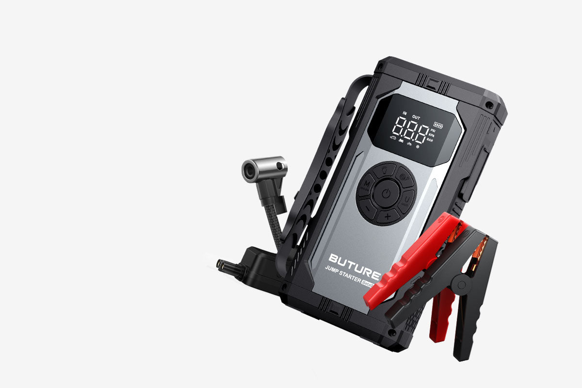 BuTure offers a selection of high-performance jump starters with peak currents.Suitable for all gas and diesel engines, our jump starters provide fast charging and smart safety features. Reliable and powerful, BuTure jump starters ensure you're never stranded.