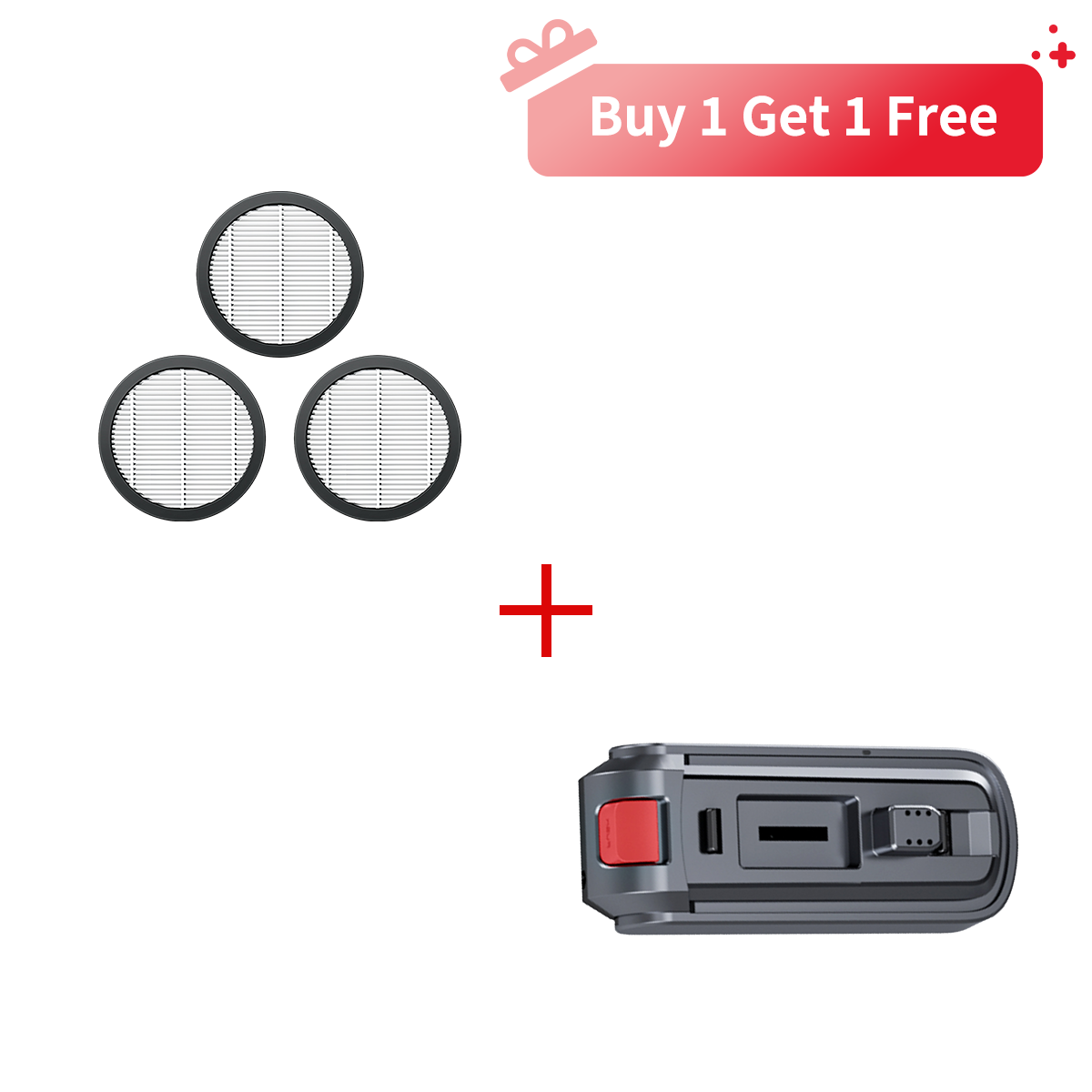 Buture Replacement Battery for VC90 Vacuum