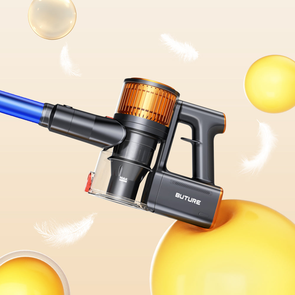 Buture X9 cordless vacuum cleaner with lightweight design for easy maneuvering and effortless cleaning, ideal for quick use without straining your arm.