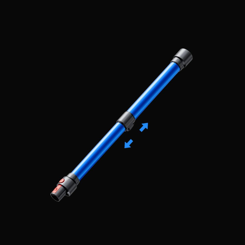 Buture X9 vacuum cleaner comes with one telescopic tube in its original package.
