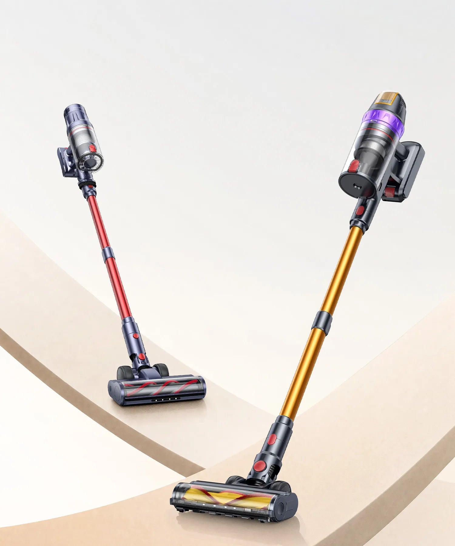 Buture cordless vacuum cleaner category featuring the most powerful VC90 and BP20 stick vacuum cleaners with high suction, rechargeable batteries, and self-standing design for efficient home cleaning and pet hair removal.