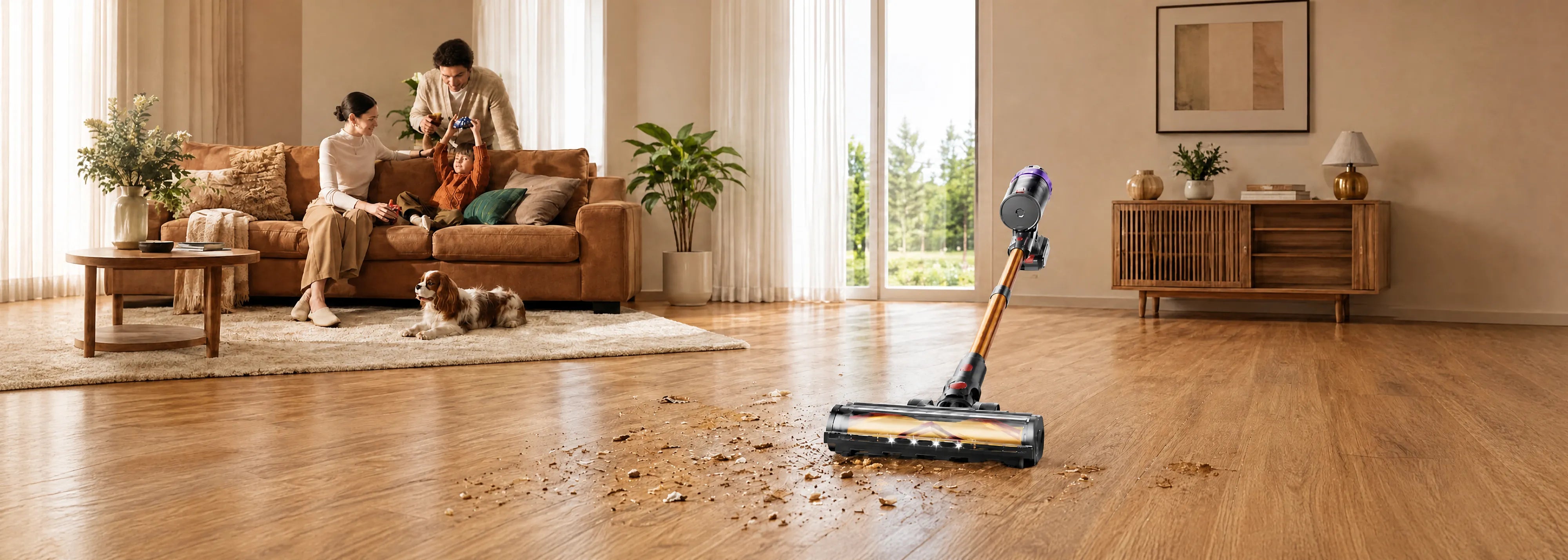 The VC Series by Buture is your partner in easily maintaining a cleaner, healthier home. Its intelligent features and flexible design adapt to your needs, making everyday cleaning simple and effective.