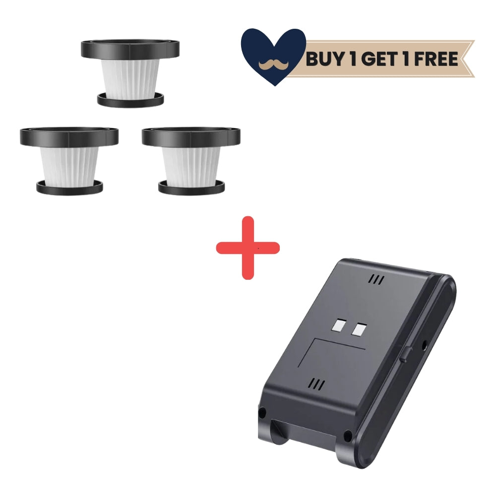 Buture Batteria di ricambio per aspirapolvere blu JR700