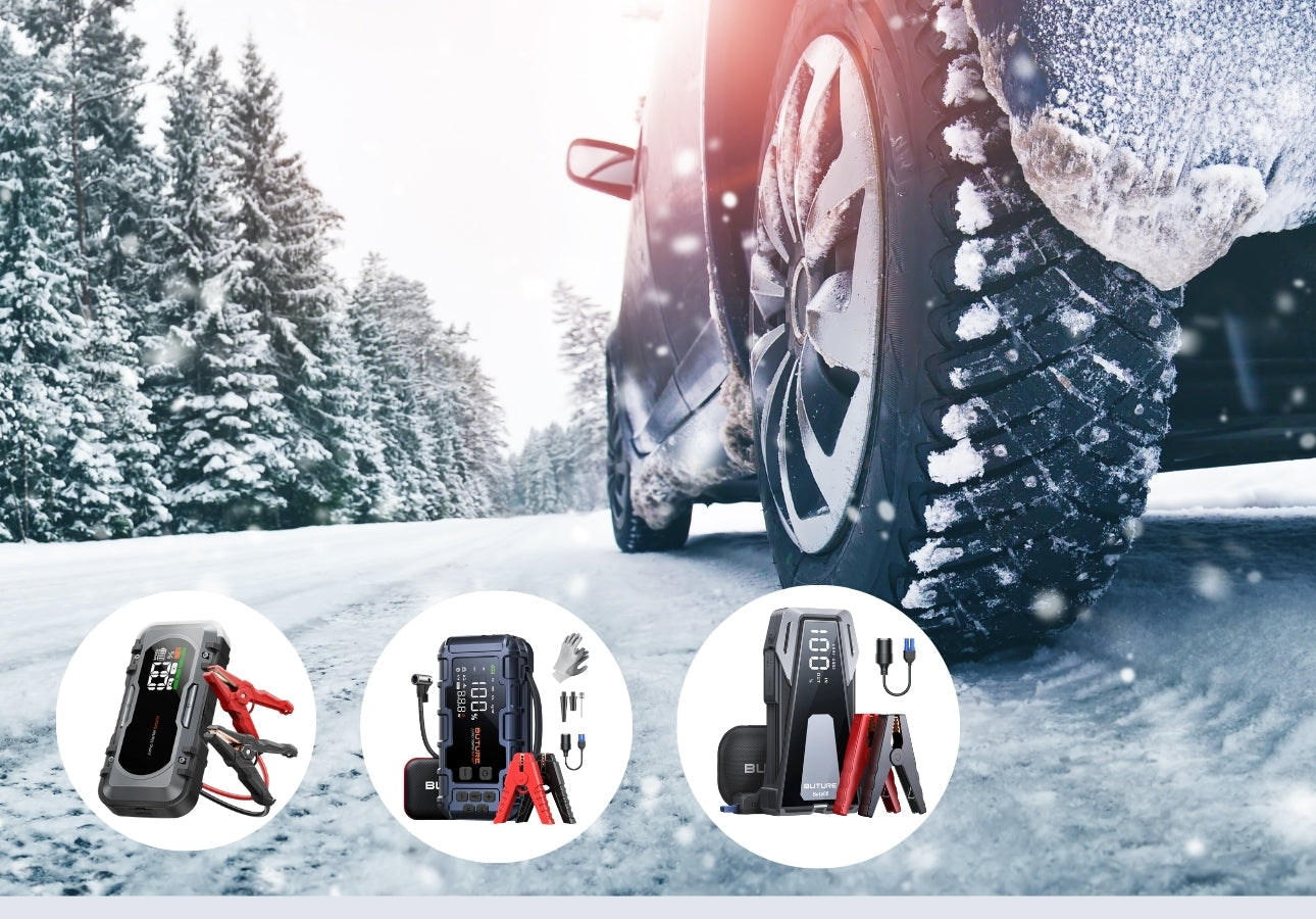How to Jump Start a Car in Winter with Buture Beta07?