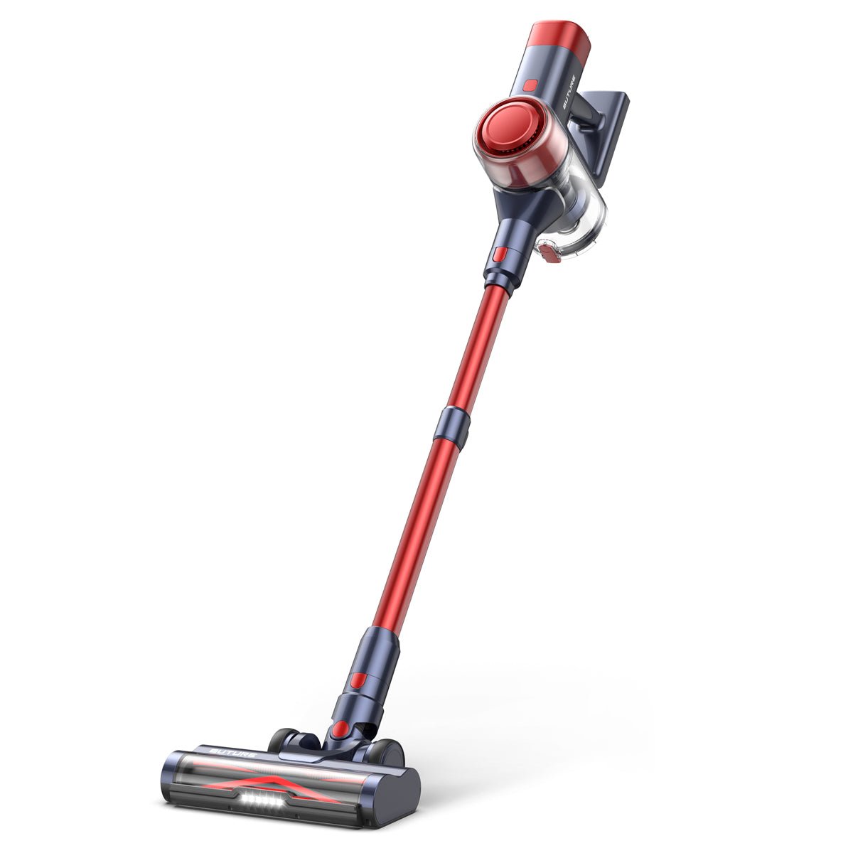 Buture VC50 Red Lightweight Cordless Vacuum Cleaner 450W 33KPA for Home - best cordless vacuum cleaner​