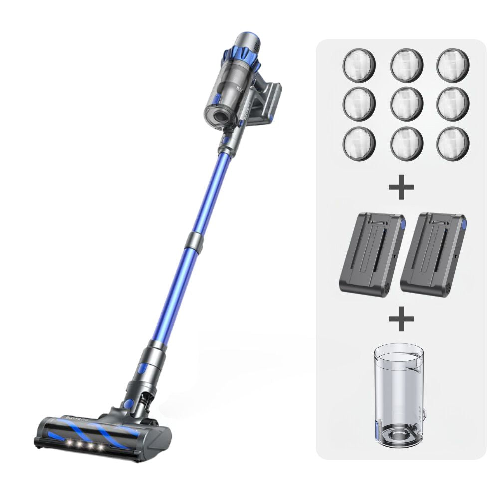 Paquete de vacío: Buture BP10 Vacuum + 2 baterías + 9 filtros HEPA