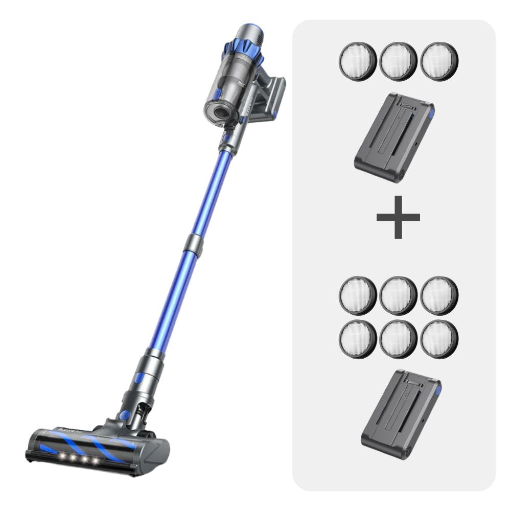 Vacuum Bundle BP10 Vacuum + 2 Batteries + 9 HEPA Filters
