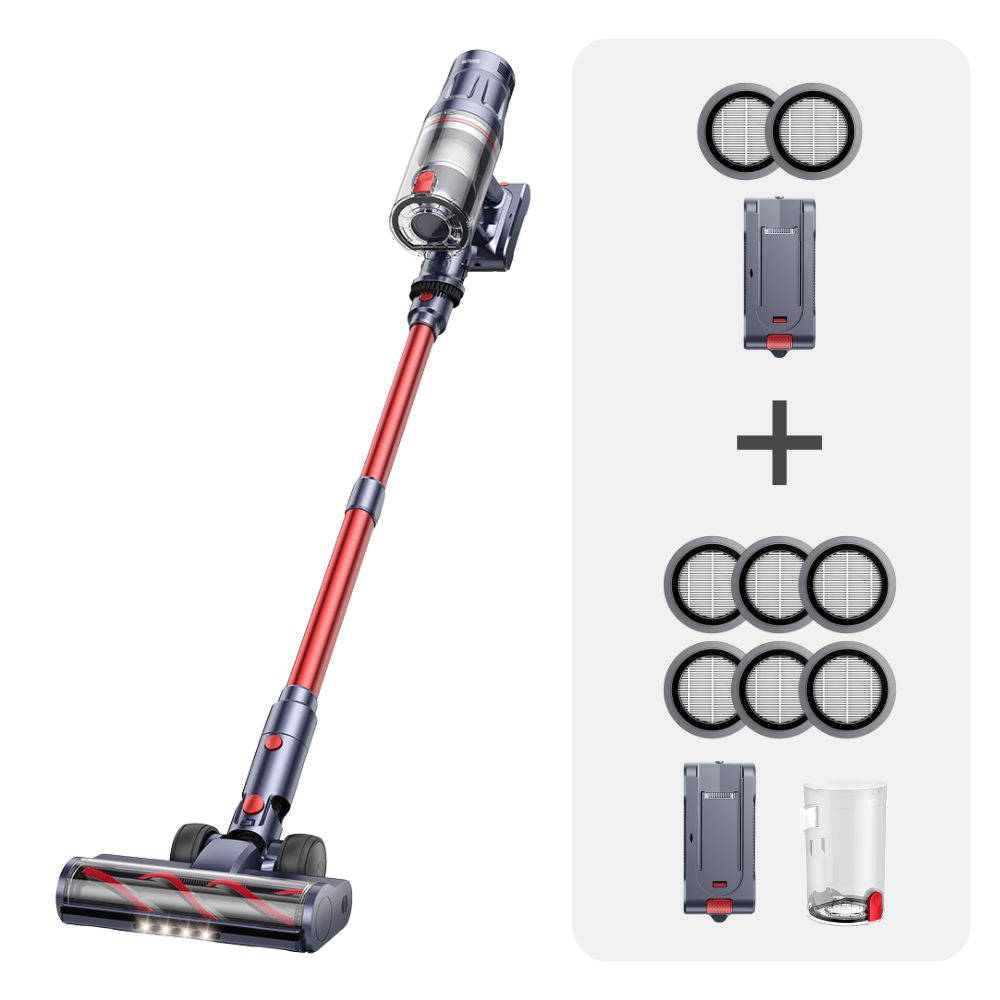 Vacuum Bundle: Buture BP20 Vacuum + 2 Batteries + 8 HEPA Filters