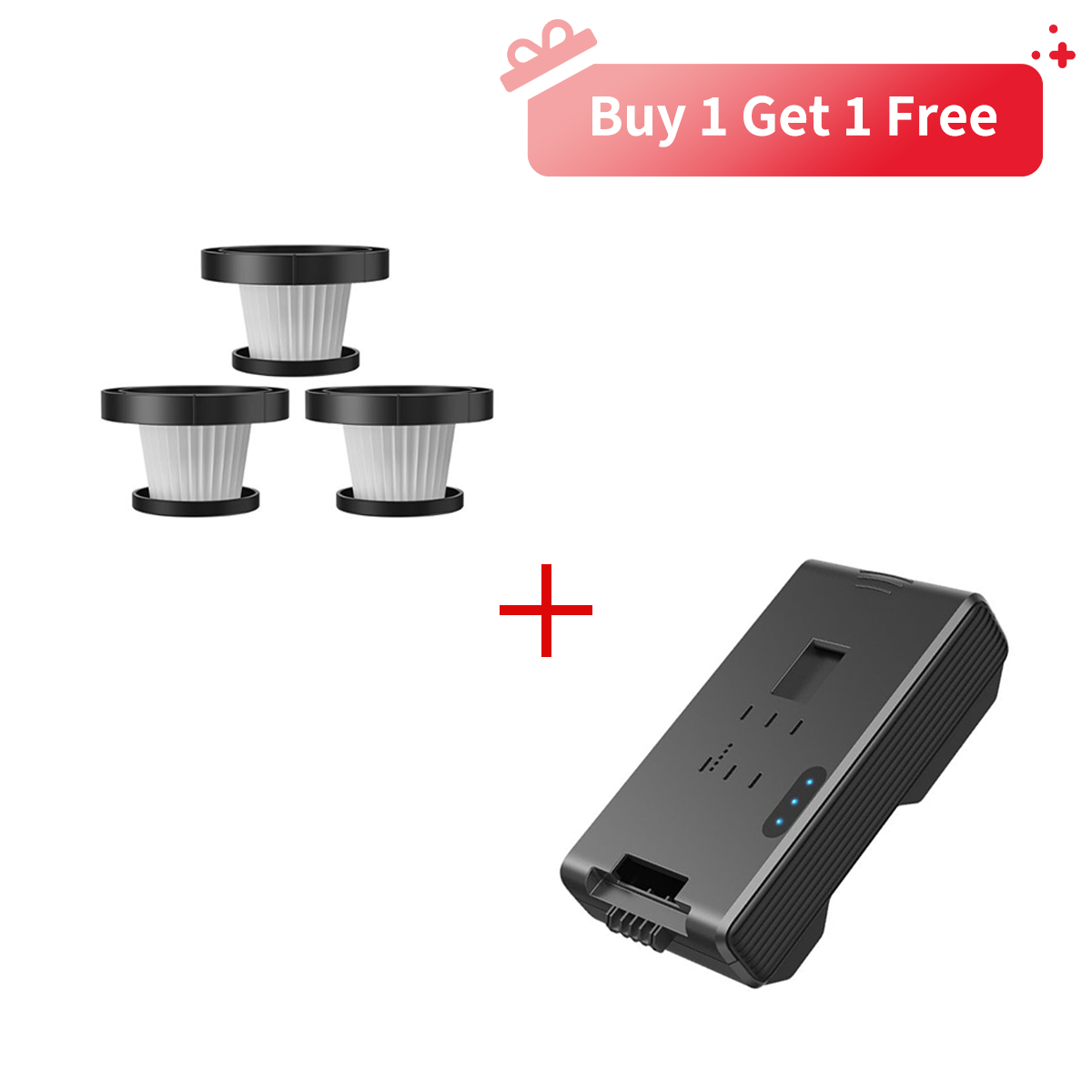 Buture Replacement Battery for JR400 Vacuum