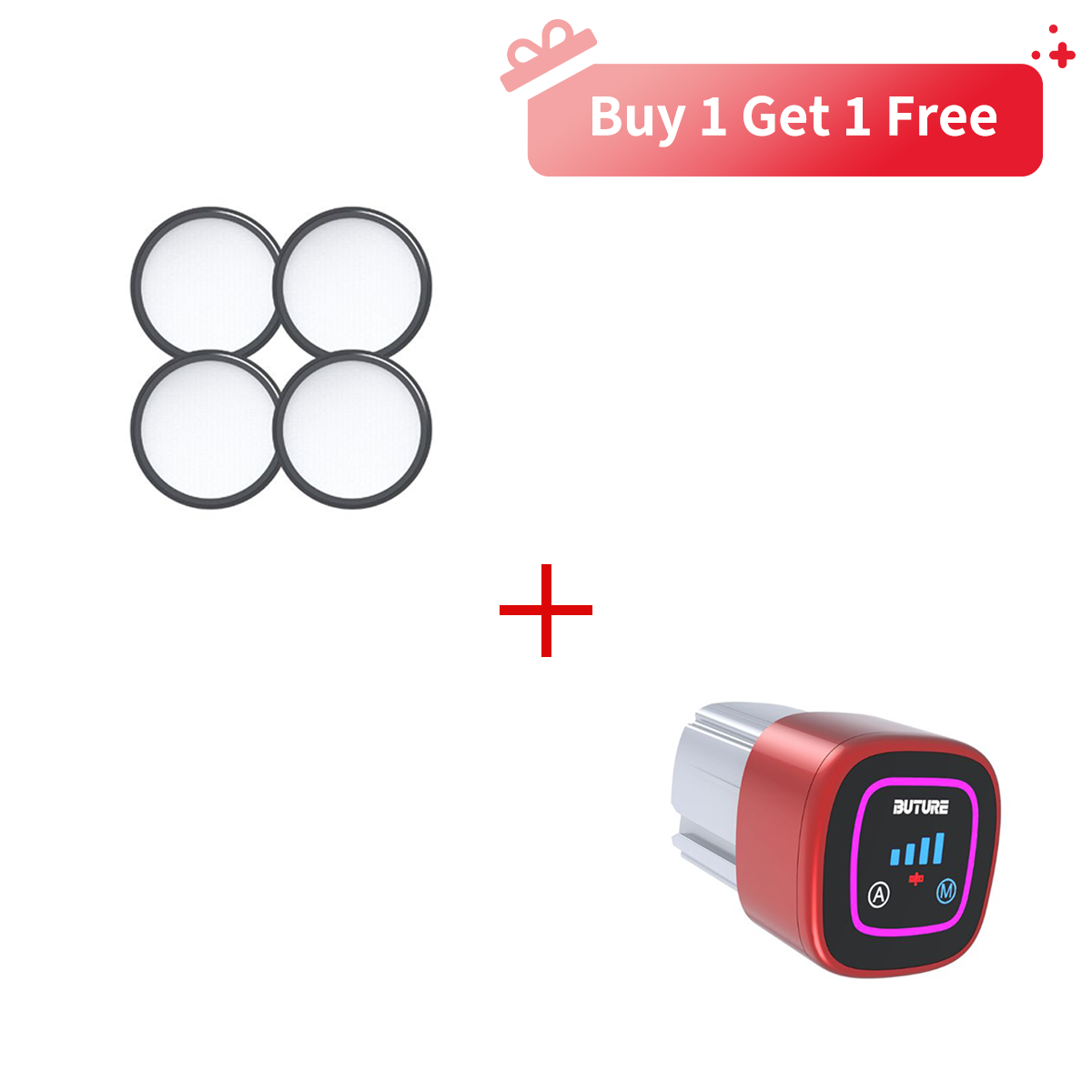 Akumulator zamienny Buture do odkurzacza VC50 Red