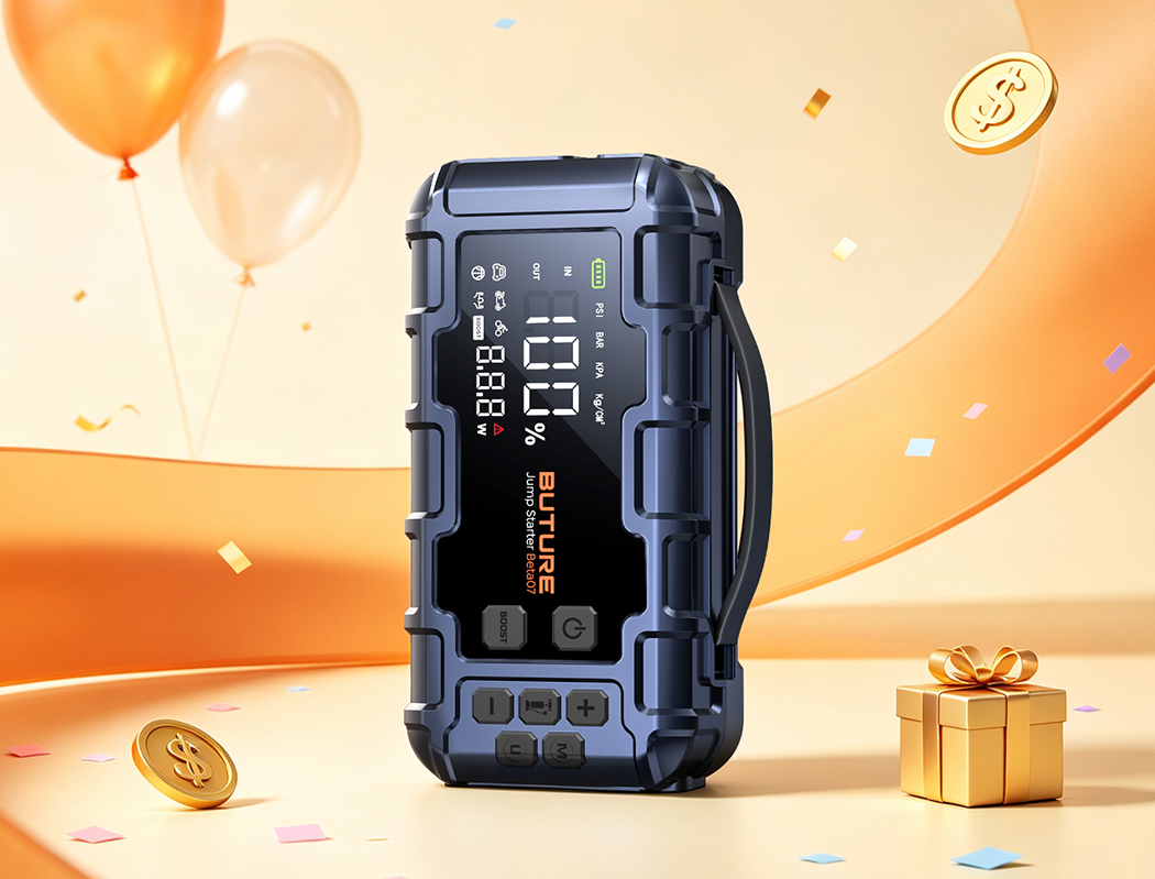 【Best Seller】Buture Beta07 Car Battery Jump Starter