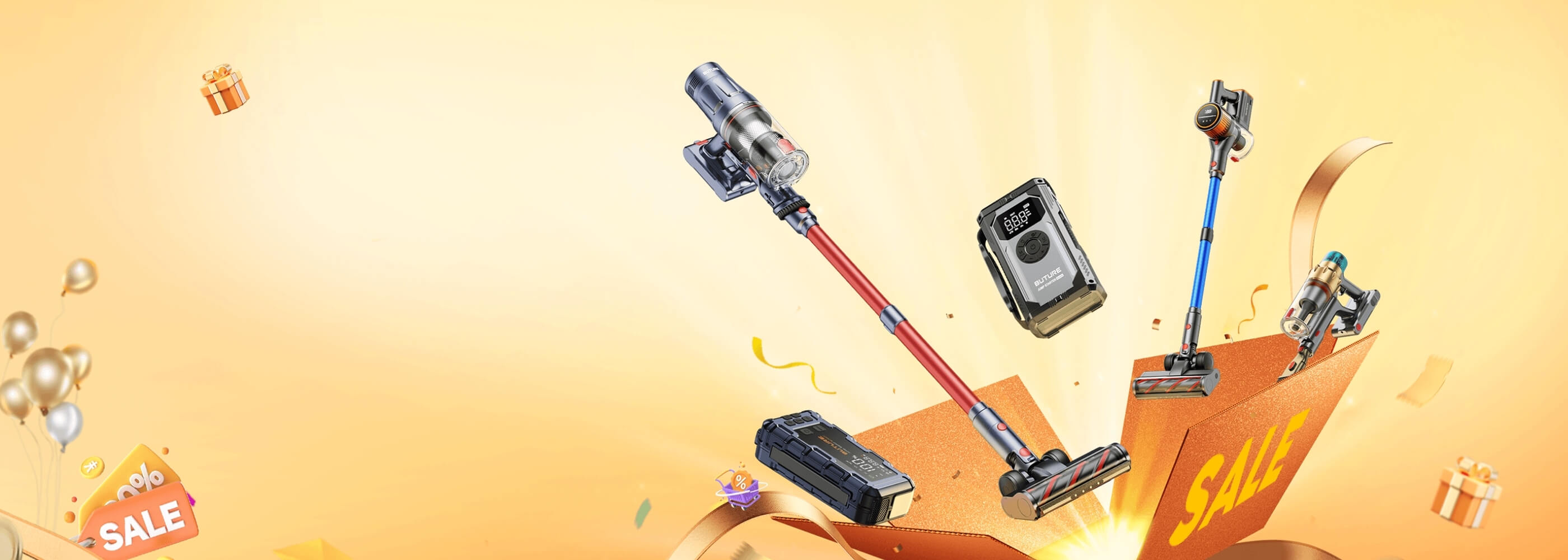 Shop best prime day deals at Buture, huge savings on cordless vacuum and car jump starter, get up to 78% off.