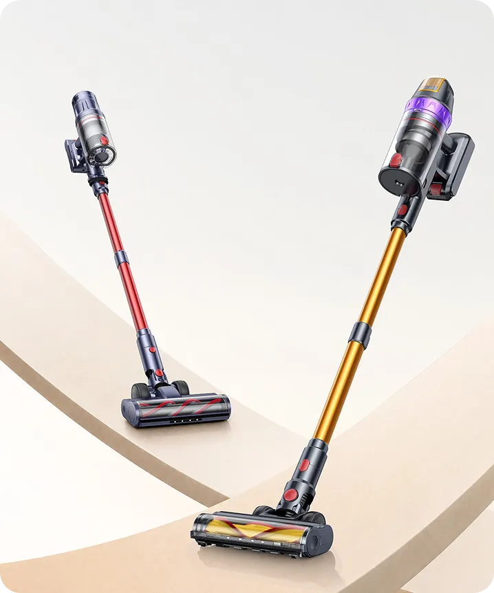 Buture cordless vacuum cleaner category featuring the most powerful VC90 and BP20 stick vacuum cleaners with high suction, rechargeable batteries, and self-standing design for efficient home cleaning and pet hair removal.