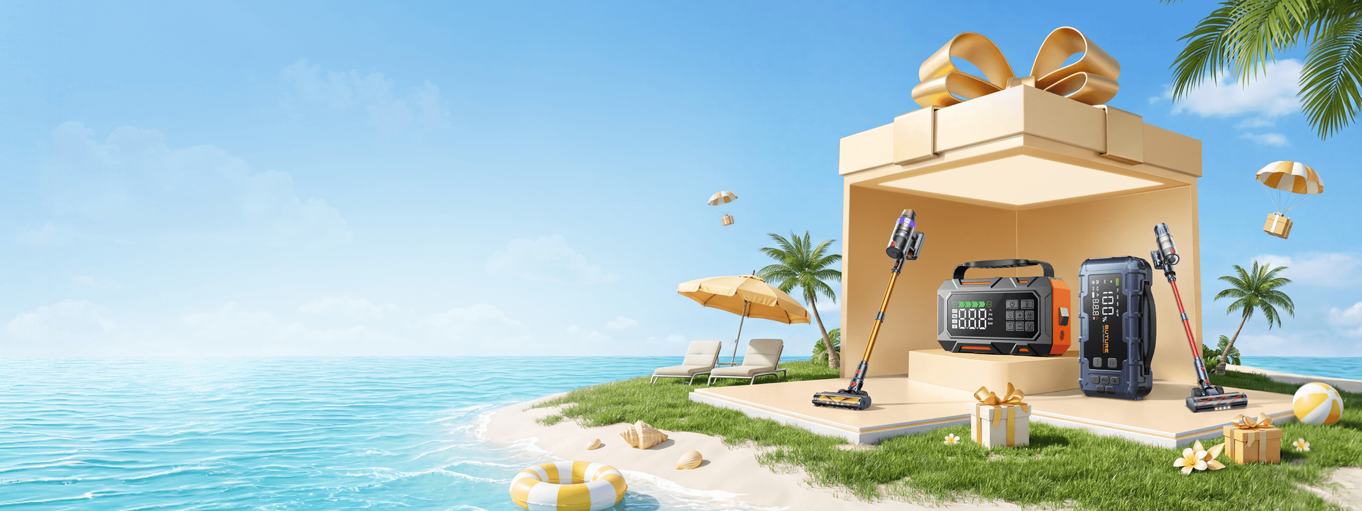 Shop best prime day deals at Buture, huge savings on cordless vacuum and car jump starter, get up to 70% off.