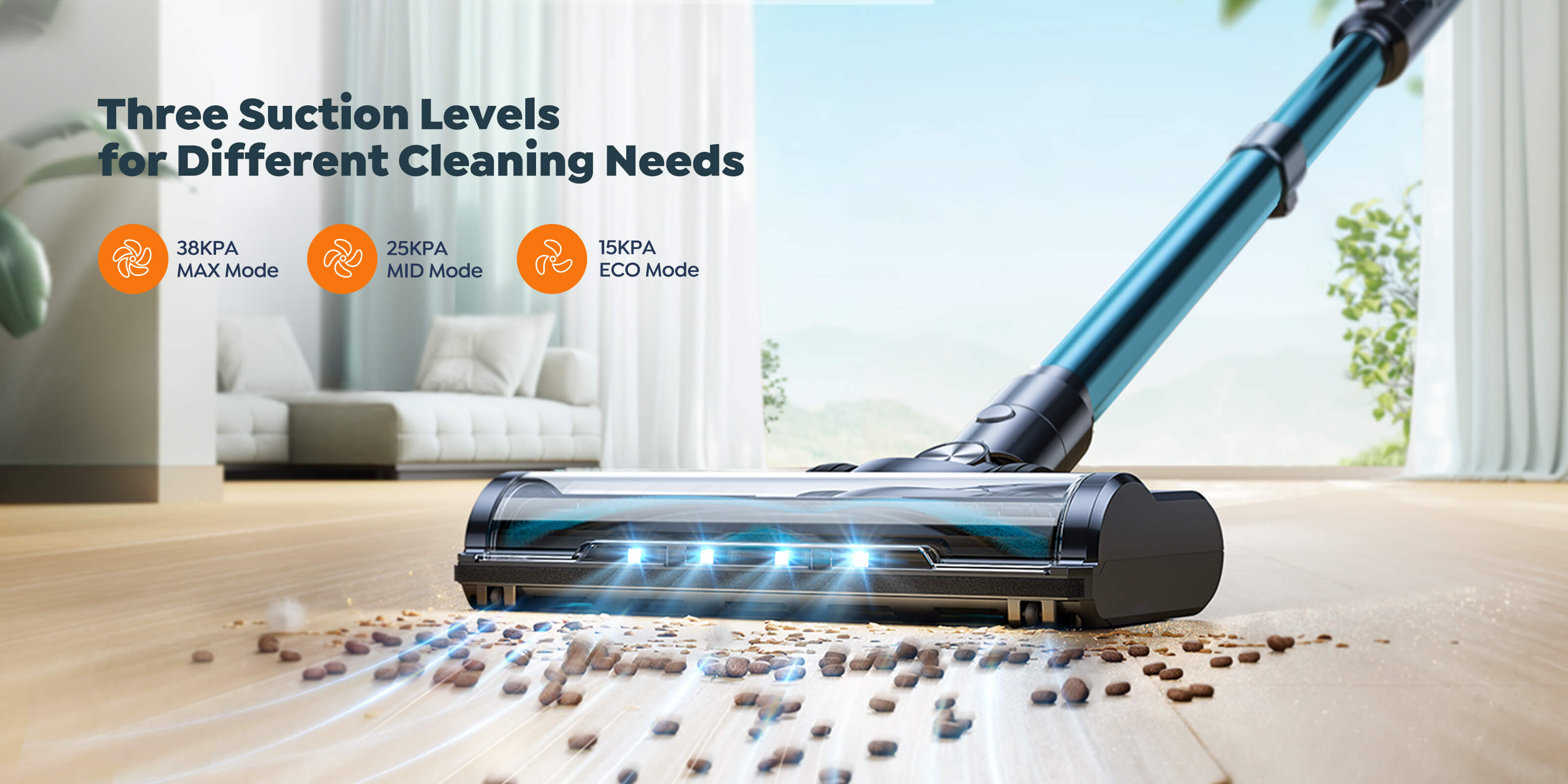 Buture VC60 Cordless Vacuum Cleaner | 38Kpa Suction | Buture