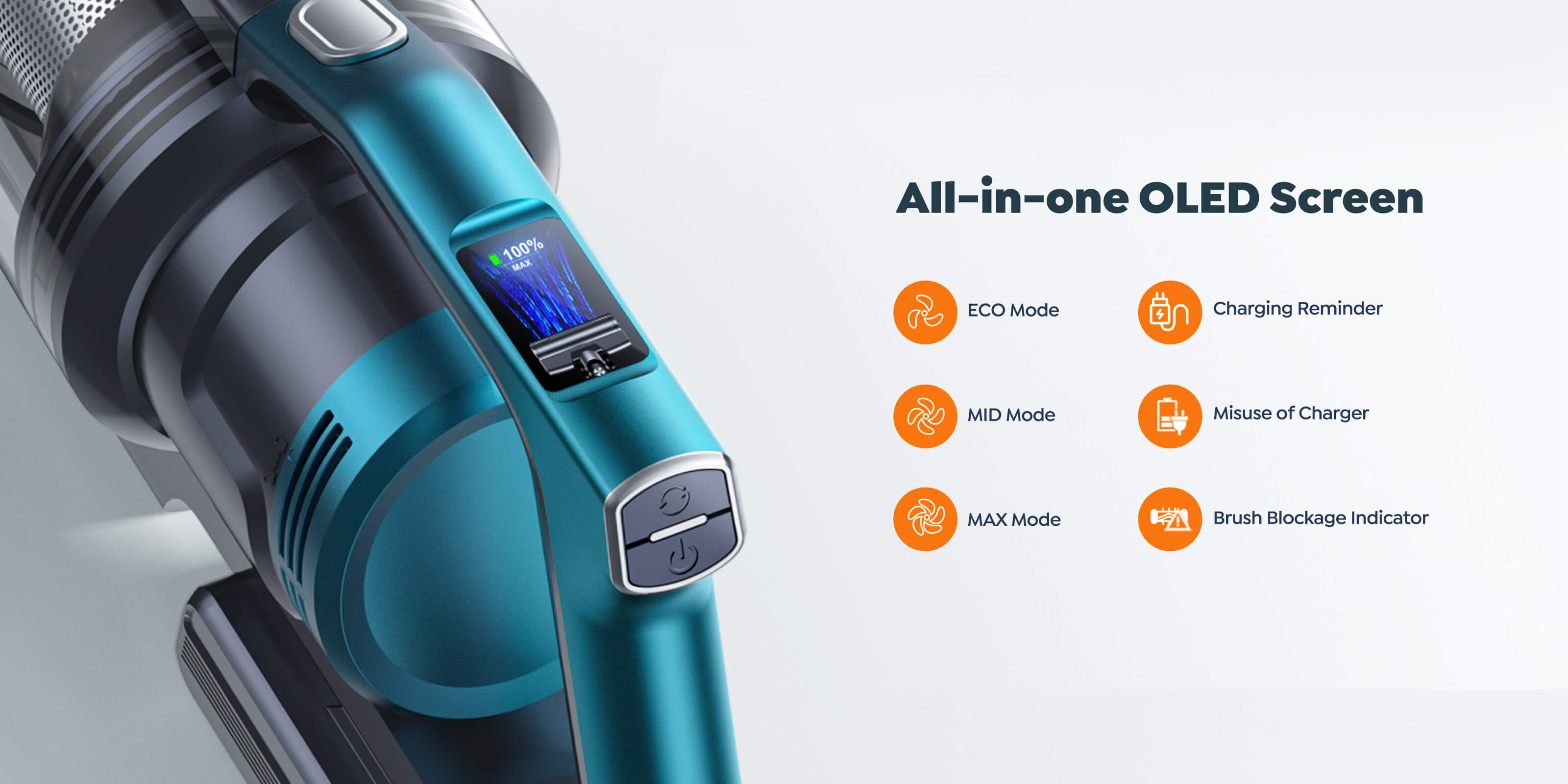 Buture VC60 Cordless Vacuum Cleaner | 38Kpa Suction | Buture