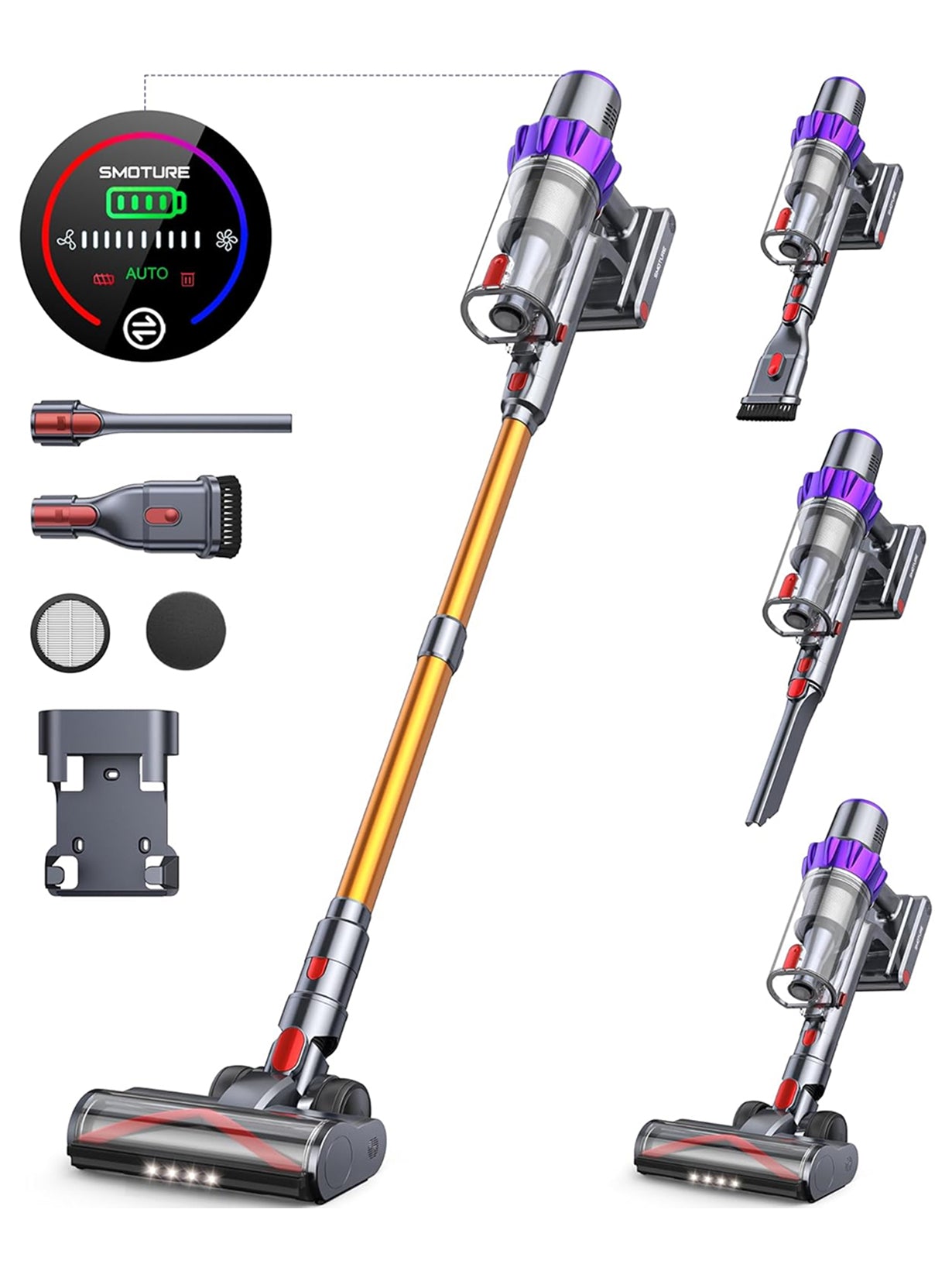 Extra Attachments for Versatile Cleaning Options