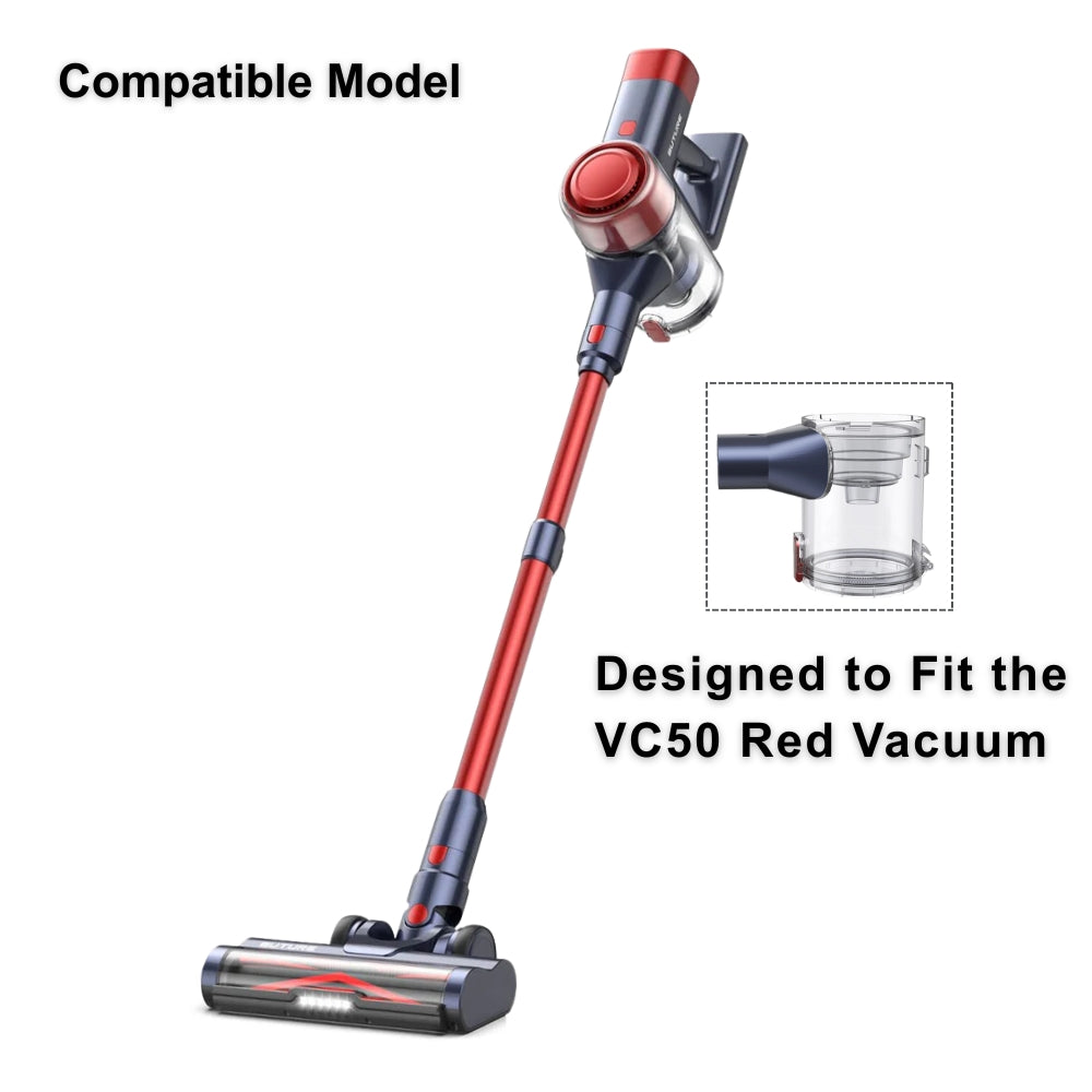 Buture Dust Cup for VC50 Red Vacuum