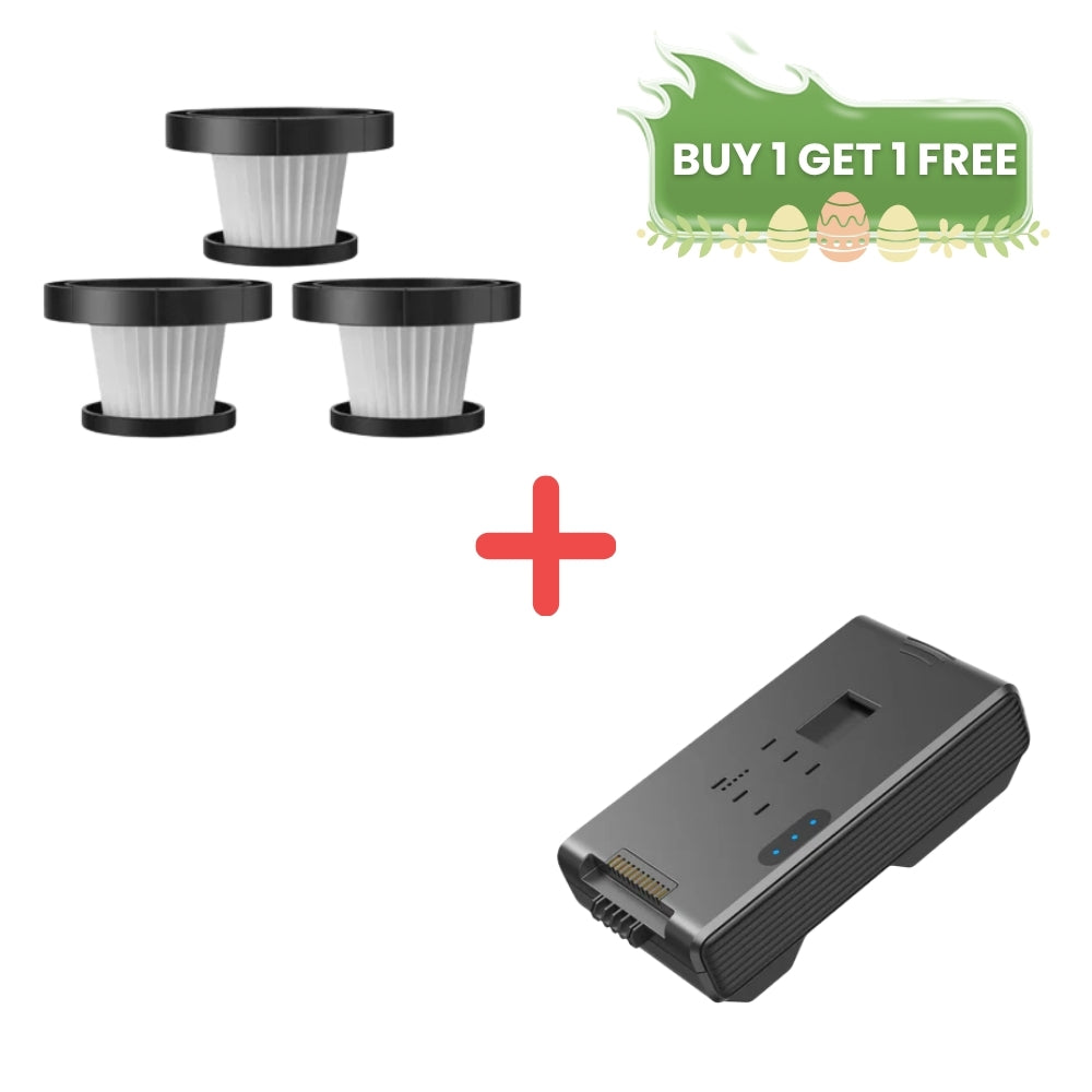 Buture Replacement Battery for JR700 Red Vacuum