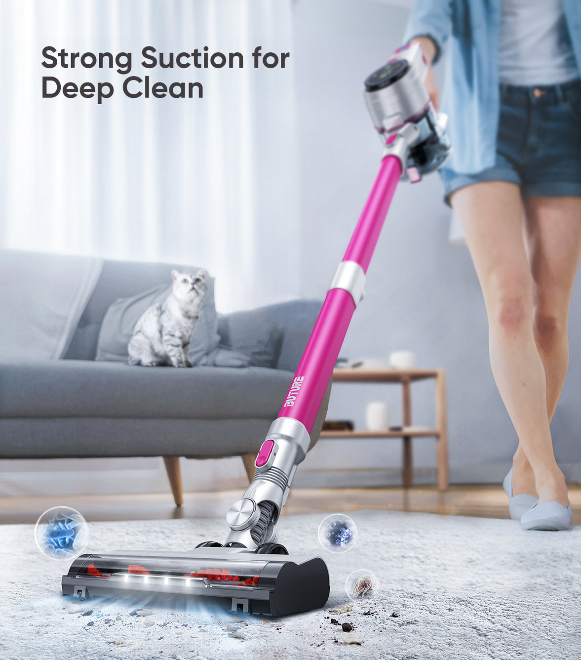 BuTure Cordless Vacuum Cleaner JR300