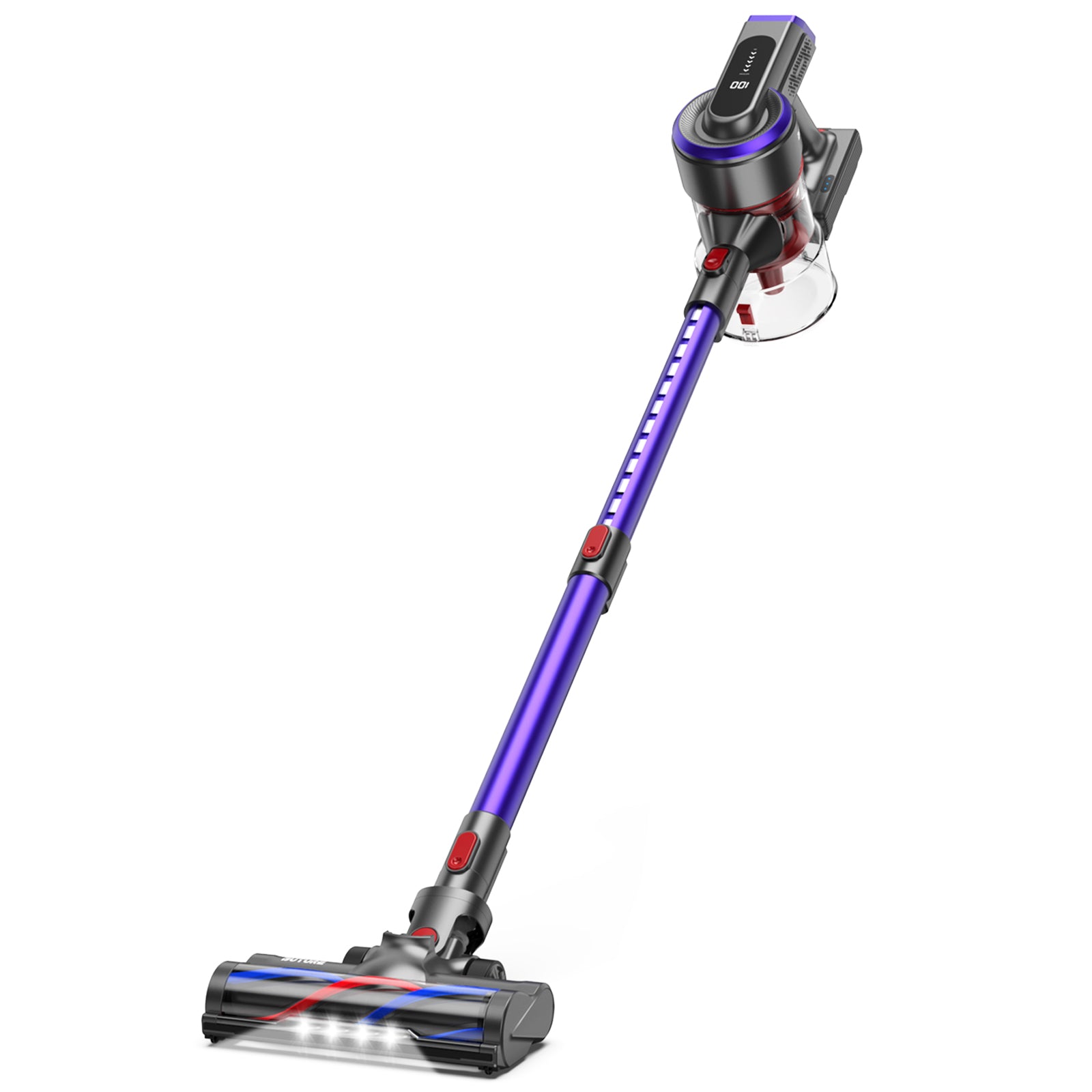 ButureJR400CordlessVacuumCleaner400W38KPA55MinsRuntimewithTouchScreen